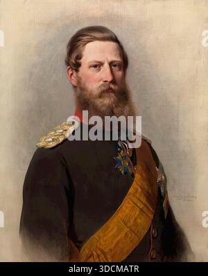 Franz Xavier Winterhalter - Friedrich Wilhelm, Prince héritier de Prusse, plus tard empereur Friedrich III d'Allemagne 1 Banque D'Images