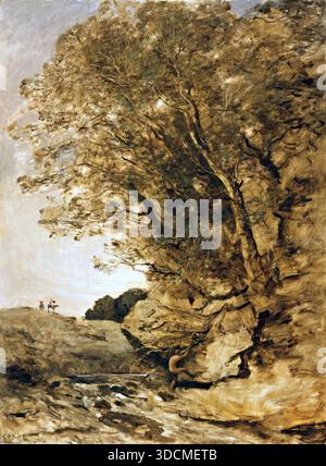Jean Baptiste Camille Corot - Don Quichotte Banque D'Images