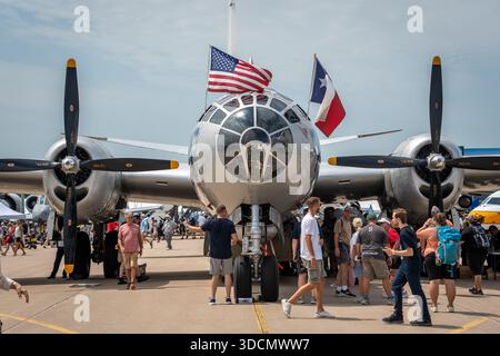 Boeing B-29 superfortress à Airventure Oshkosh Banque D'Images