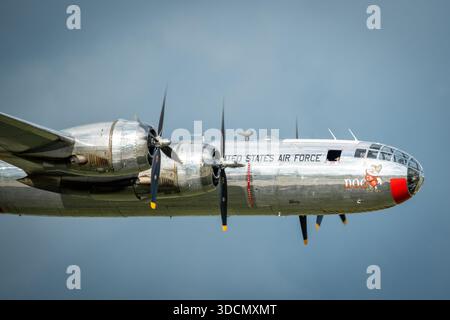 Boeing B-29 superfortress à Airventure Oshkosh Banque D'Images