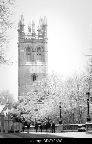Radcliffe Camera en hiver 2021, Oxford, Royaume-Uni Banque D'Images