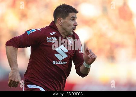 Turin, Italie. 27 décembre 2025. Giovanni Simeone du Torino FC lors du match Torino vs Cagliari Serie A au Stadio Grande Torino, Turin. Le crédit photo devrait se lire : Jonathan Moscrop/Sportimage crédit : Sportimage Ltd/Alamy Live News Banque D'Images