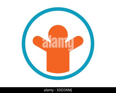 Conception d'icônes de personnes propres et modernes avec des avatars et des profils humains. Idéal pour les applications, sites Web, UI UX, interfaces professionnelles, réseaux sociaux, et d Illustration de Vecteur