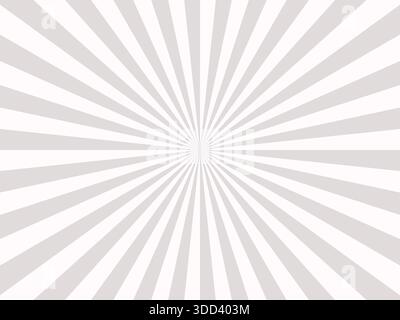 Fond vectoriel coloré des rayons radiaux du soleil abstrait Illustration de Vecteur