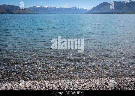 Lake Wanaka, Otago, île du Sud, Nouvelle-Zélande Banque D'Images