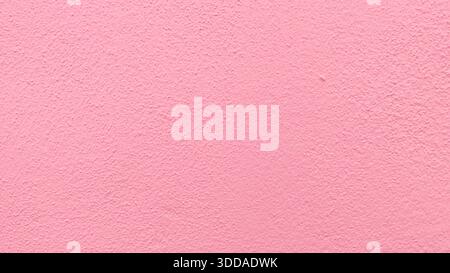 Texture murale en béton peint rose sans couture avec surface en stuc rugueux fond pastel minimaliste pour Beauty Branding médias sociaux et Desig féminin Banque D'Images