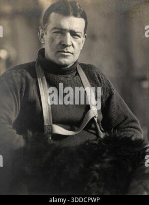 Ernest Shackleton, explorateur irlandais Banque D'Images