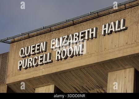 Queen Elizabeth Hall salle Purcell Banque D'Images
