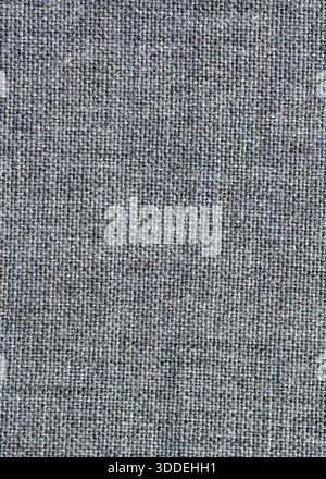 Texture de tissu gris pour le travail d'art de fond et de design avec motif sans couture de textile naturel Banque D'Images