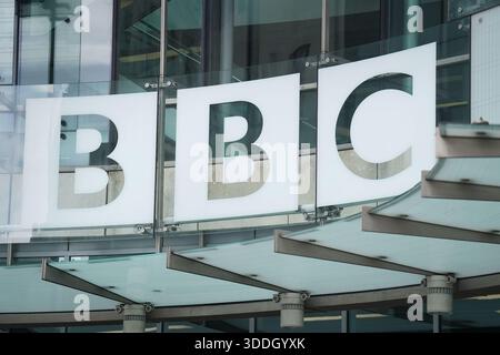 Photo du dossier datée du 11/03/23 d'une vue générale de BBC Broadcasting House à Londres. The Archers de BBC Radio 4 diffusera des programmes spéciaux pour marquer son 75e anniversaire le jour de l'an. Diffusée pour la première fois le 1er janvier 1951, cette étape sera marquée par le casting moderne recréant la toute première scène de l'épisode original. Date d'émission : jeudi 1er janvier 2026. Banque D'Images