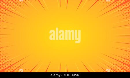 Les lignes de vitesse comme effet comique manga. Fond d'action d'anime de dessin animé. Illustration vectorielle de zoom comique abstraite. Illustration de Vecteur