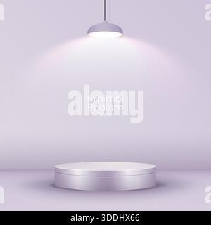 Minima podium étapes et plate-forme de vitrine de produit avec couvertures en bois et doré en forme ronde et carrée. Scènes de podium en bois et plat de vitrine de produit Illustration de Vecteur