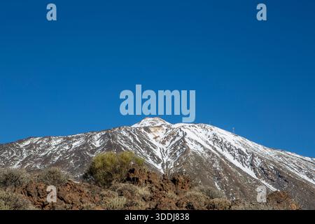Le sommet du mont Teide à Tenerife Banque D'Images