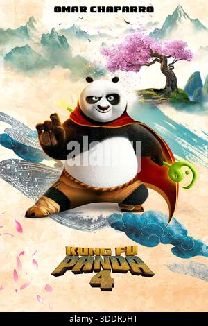 KUNG Fu PANDA 4 (2024), réalisé par MIKE MITCHELL et STEPHANIE STINE. Crédit : DreamWorks animation / Universal Pictures / album Banque D'Images