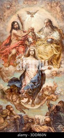 Jan Matejko - Assomption de la Bienheureuse Vierge Marie Banque D'Images