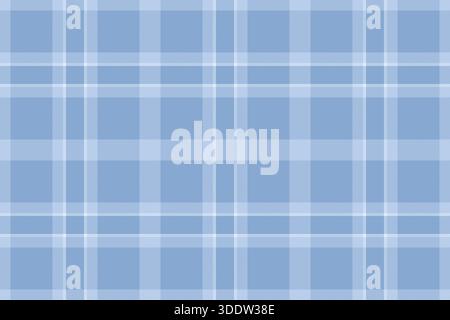 Carreaux de tissu latin, fond de modèle tartan sans couture. Vecteur textile de motif de texture de fenêtre dans la palette de couleurs claires et bleues. Illustration de Vecteur