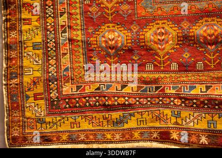 Carpettes artisanales en gros plan Banque D'Images