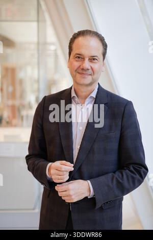 Max Hollein, PDG et directeur du Metropolitan Museum of Art, lors d'un événement à New York. Banque D'Images
