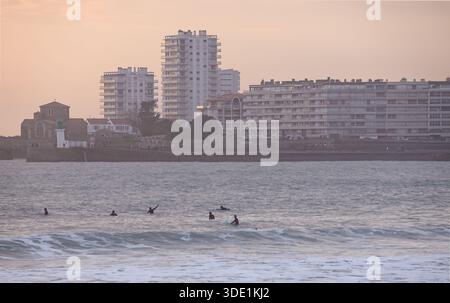 Paysage maritime Sables-dOlonne Banque D'Images