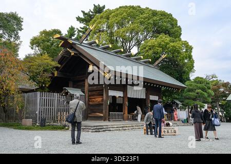 Iseyama Kotaijingu (sanctuaire Kotai) est un sanctuaire shinto construit en 1870 - Yokohama, Japon - 8 novembre 2025 Banque D'Images