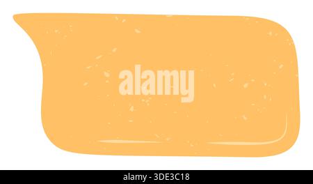 Autocollant vocal Grunge organique dessiné à la main Illustration de Vecteur