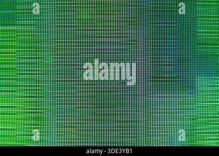 Macrophotographie détaillée du moniteur LCD Banque D'Images