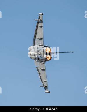 Eurofighter Typhoon Fighter Jet vole au Sivrihisar Air Show Banque D'Images
