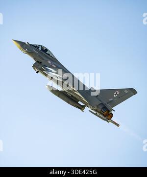 Eurofighter Typhoon Fighter Jet vole au Sivrihisar Air Show Banque D'Images