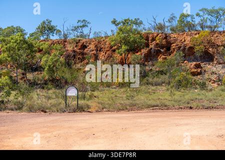 Horsetailer's gorge, Lake Dunn sculpture Trail, Queensland, Australie Banque D'Images