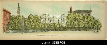 Broadway, East Side, Madison Square, 23th to 25th Steet, New York, Manhattan, Amerika, États-Unis, Historisch, authentisch, digital restaurierte reproduction Banque D'Images