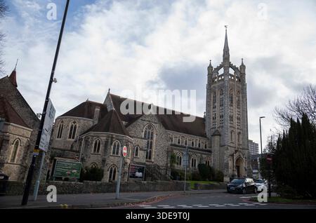Sutton local Landmark, un défilé victorien qui est démoli pour faire place à de nouvelles boutiques et maisons. Banque D'Images
