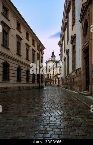 Vue du bâtiment principal du Musée de l'Université de Wrocław en Pologne. Banque D'Images
