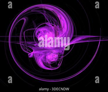 Illustration d'une illustration de la fractale numérique Banque D'Images