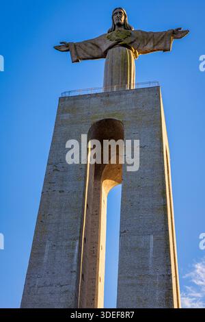 Sanctuaire du Christ-Roi (Cristo Rei) à Lisbonne, Portugal Banque D'Images