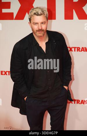 Essen, 07.01.2026 Friedrich Mücke BEI der Weltpremiere von 'Extrawurst' in der Lichtburg in Essen Foto : Matthias Gränzdörfer Banque D'Images