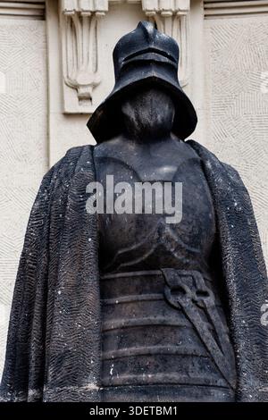 La statue de Prague Dark Vador Banque D'Images