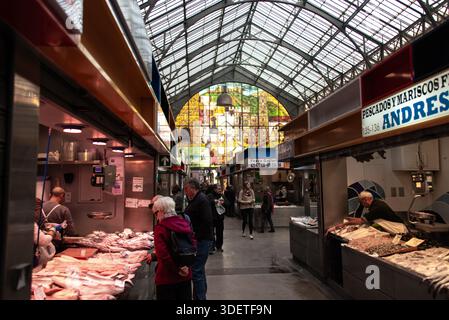 Le Mercado de Atarazanas, Malaga Banque D'Images