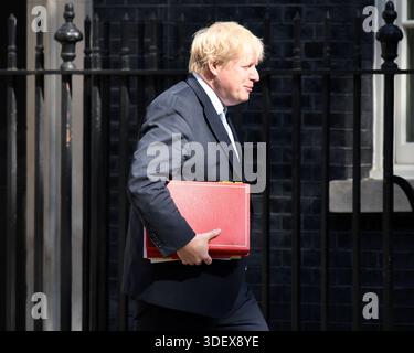 Londres, Royaume-Uni. 15 mai 2018. Boris Johnson arrive à la réunion du Cabinet. Banque D'Images