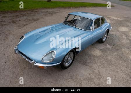 1970 Seres 2 Jaguar E type 4,2 classique voiture de sport britannique Banque D'Images