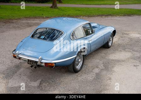 1970 Seres 2 Jaguar E type 4,2 classique voiture de sport britannique Banque D'Images