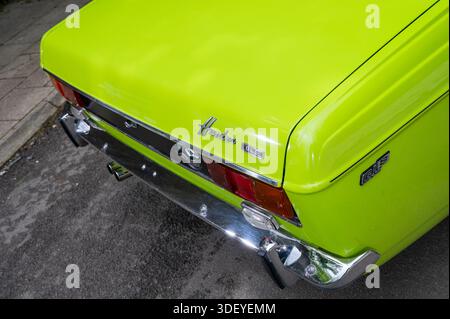 1973 Hillman Hunter GLS avec moteur Holbay performance Head, voiture de sport britannique classique Banque D'Images