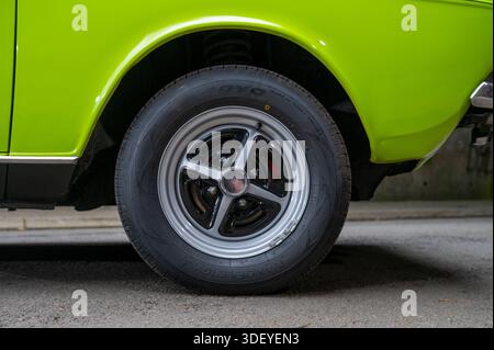 1973 Hillman Hunter GLS avec moteur Holbay performance Head, voiture de sport britannique classique Banque D'Images