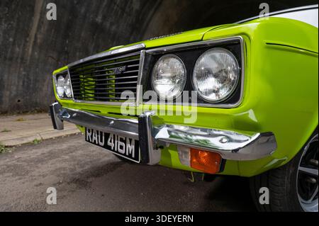 1973 Hillman Hunter GLS avec moteur Holbay performance Head, voiture de sport britannique classique Banque D'Images