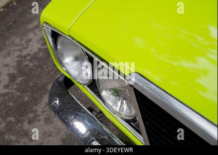 1973 Hillman Hunter GLS avec moteur Holbay performance Head, voiture de sport britannique classique Banque D'Images