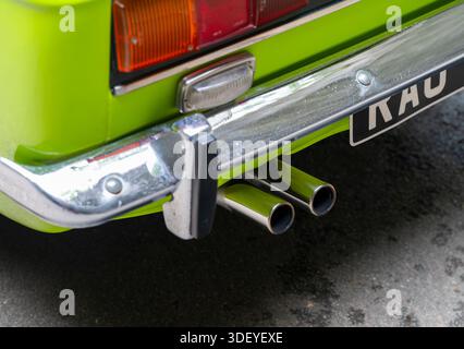 1973 Hillman Hunter GLS avec moteur Holbay performance Head, voiture de sport britannique classique Banque D'Images
