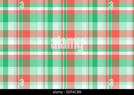 Contrôle de motif de tissu hobby, texture vectorielle de plaid de chemin. Tartan de fond textile celtique sans couture dans la palette de couleurs rouge et claire. Illustration de Vecteur