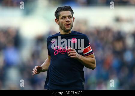 Liverpool, Royaume-Uni. 10 janvier 2026. James Tarkowski d'Everton lors du match de troisième tour Everton v Sunderland Emirates FA Cup au Hill Dickinson Stadium, Liverpool, Angleterre, le 10 janvier 2026 crédit : Luke Williams/Every second Media crédit : Every second Media/Alamy Live News Banque D'Images