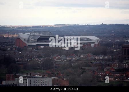 Anfield, Liverpool Banque D'Images