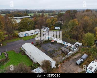 RAF Marston Moor , RAF Tockwith. Station de bombardier militaire britannique de la seconde Guerre mondiale, North Yorkshire Banque D'Images