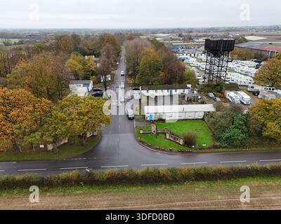RAF Marston Moor , RAF Tockwith. Station de bombardier militaire britannique de la seconde Guerre mondiale, North Yorkshire Banque D'Images